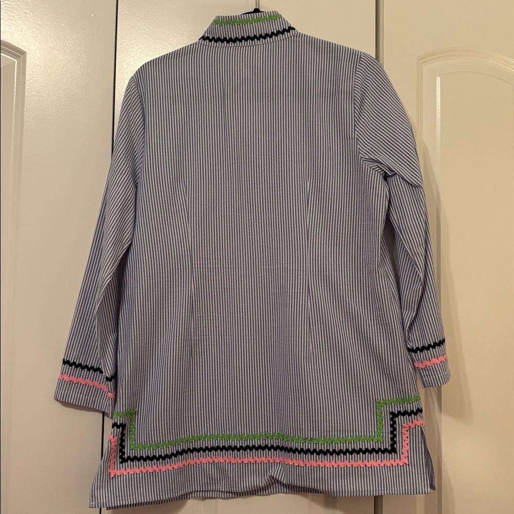 Sail to Sable Striped Tunic with Colorful Ric RacTrim, medium - Picture 5 of 5